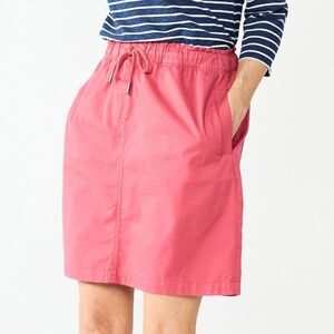 Croft & Barrow Drawstring Mini Skirt